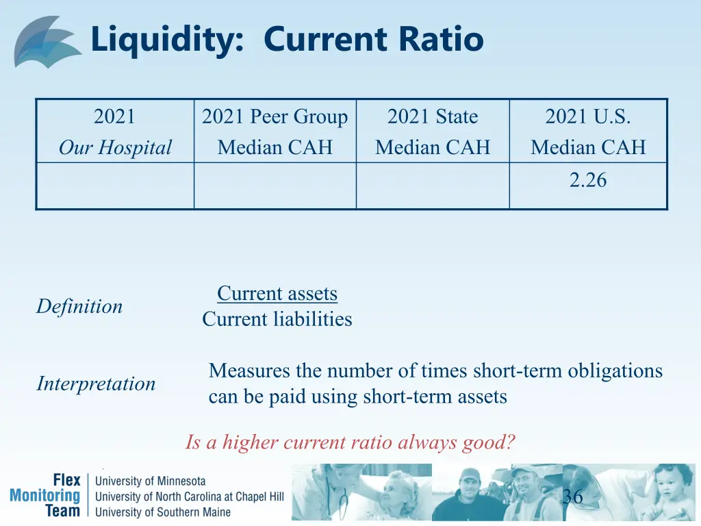 liquidity current ratio