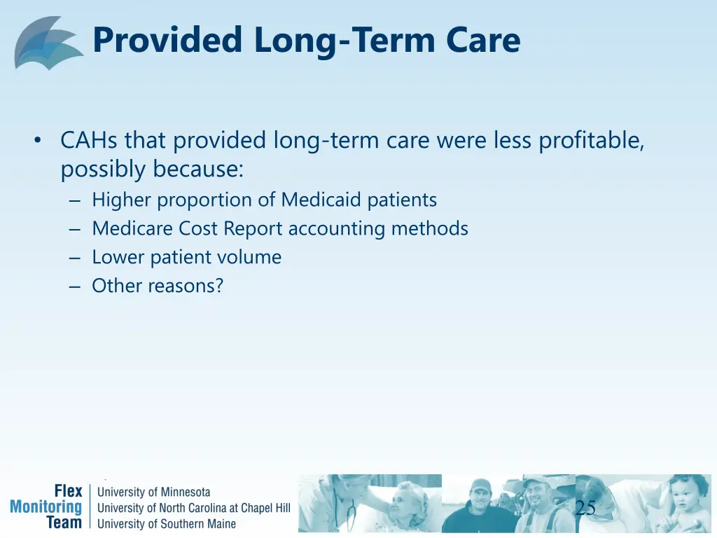 provided long term care
