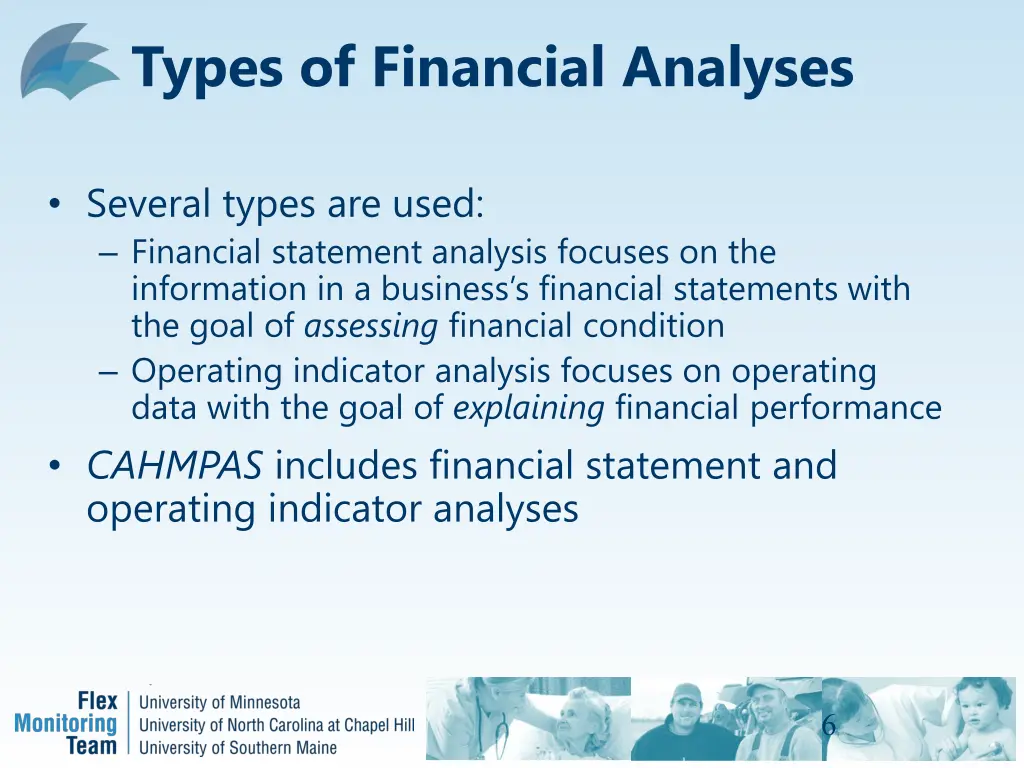 types of financial analyses