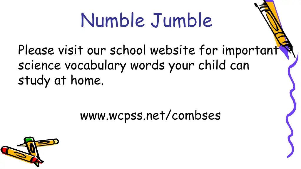 numble jumble