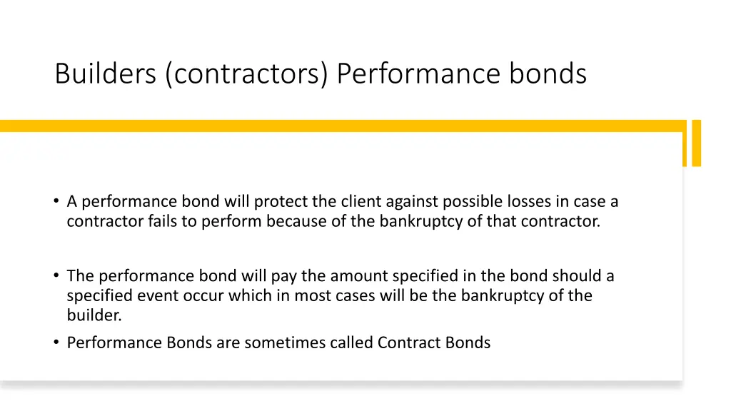 builders contractors performance bonds 1