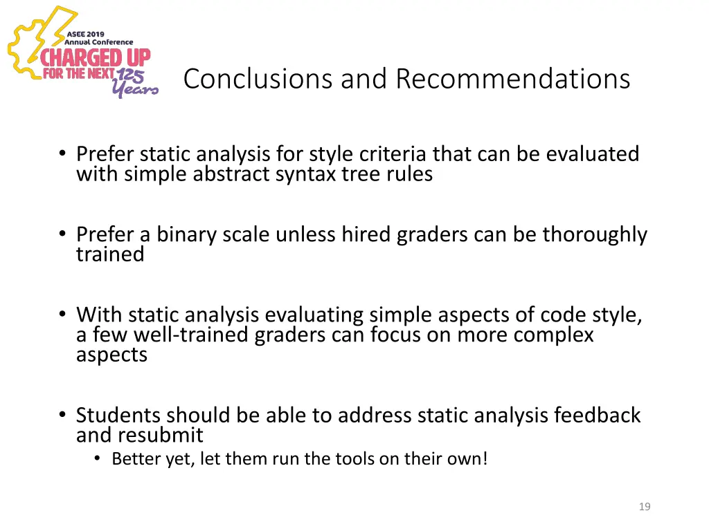conclusions and recommendations 1