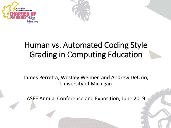 human vs automated coding style human
