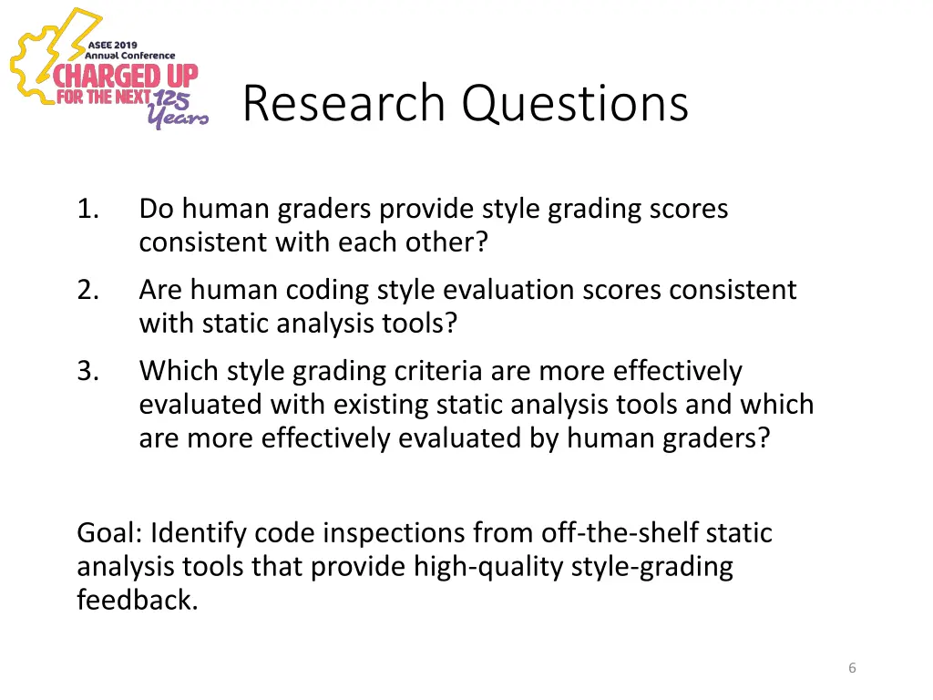 research questions