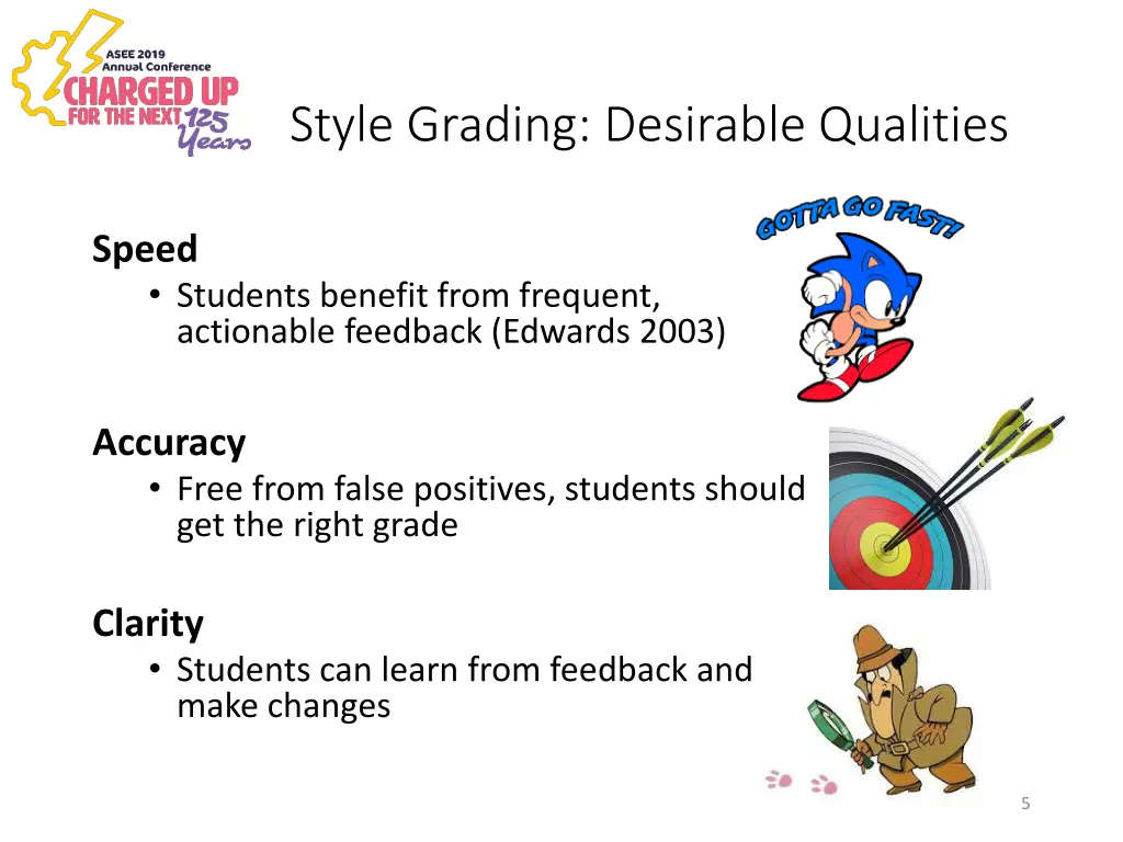 style grading desirable qualities