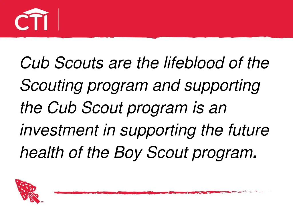 cub scouts are the lifeblood of the scouting