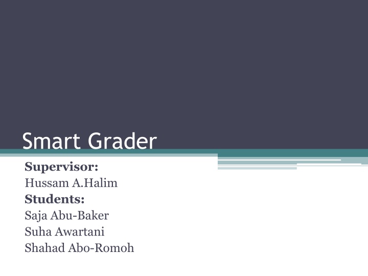 smart grader supervisor hussam a halim students