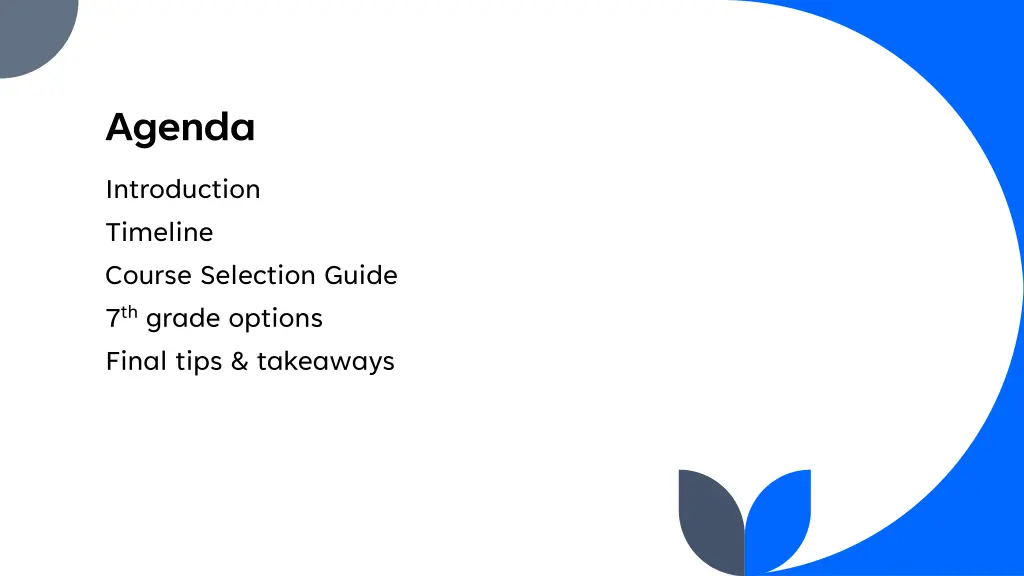 agenda