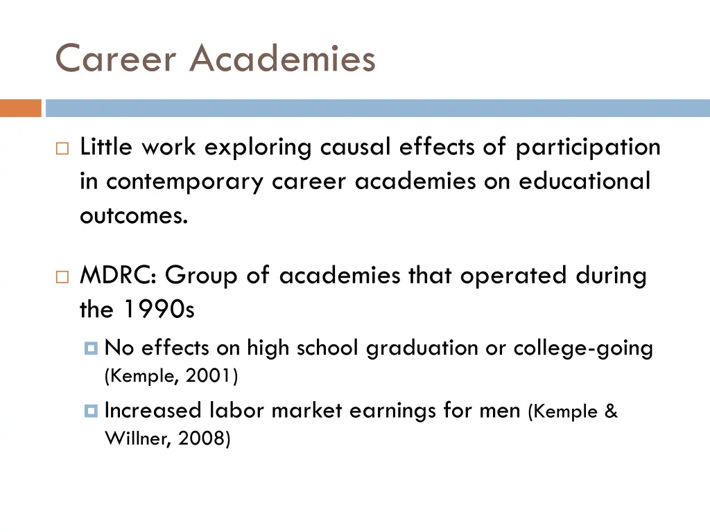 career academies 1