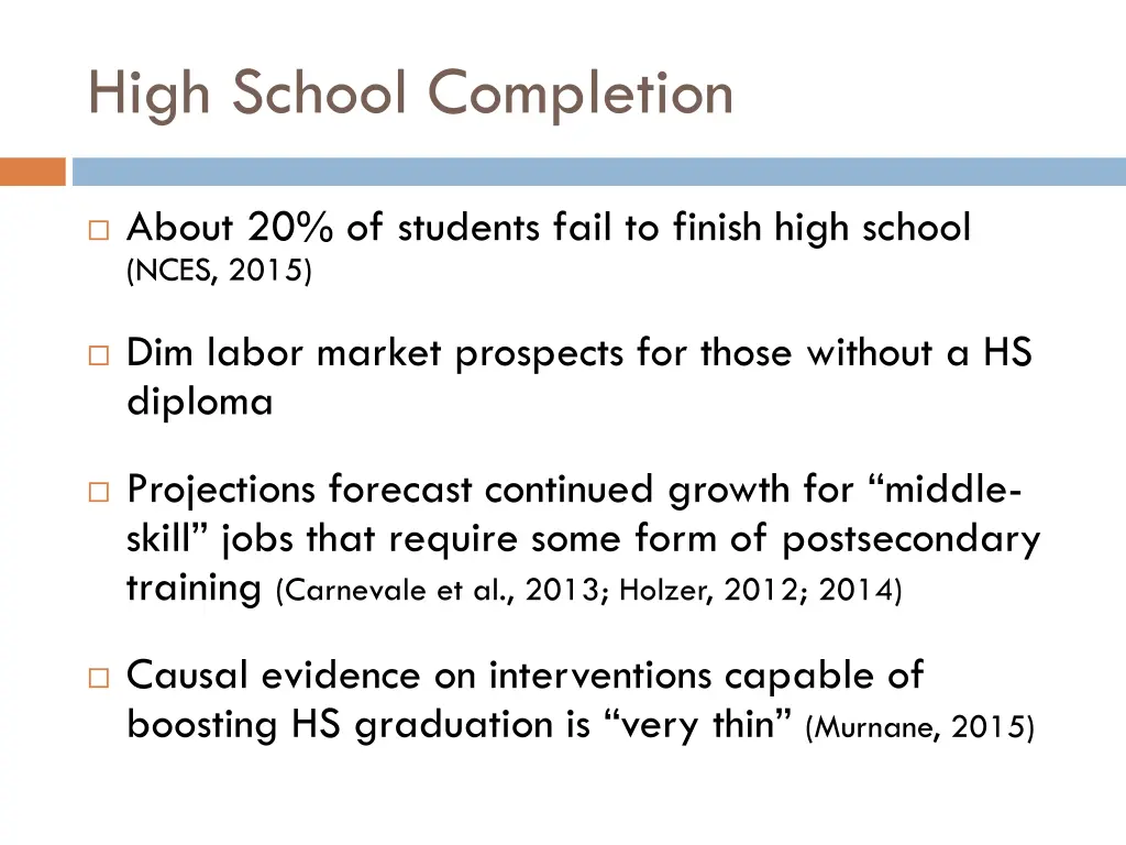 high school completion 1