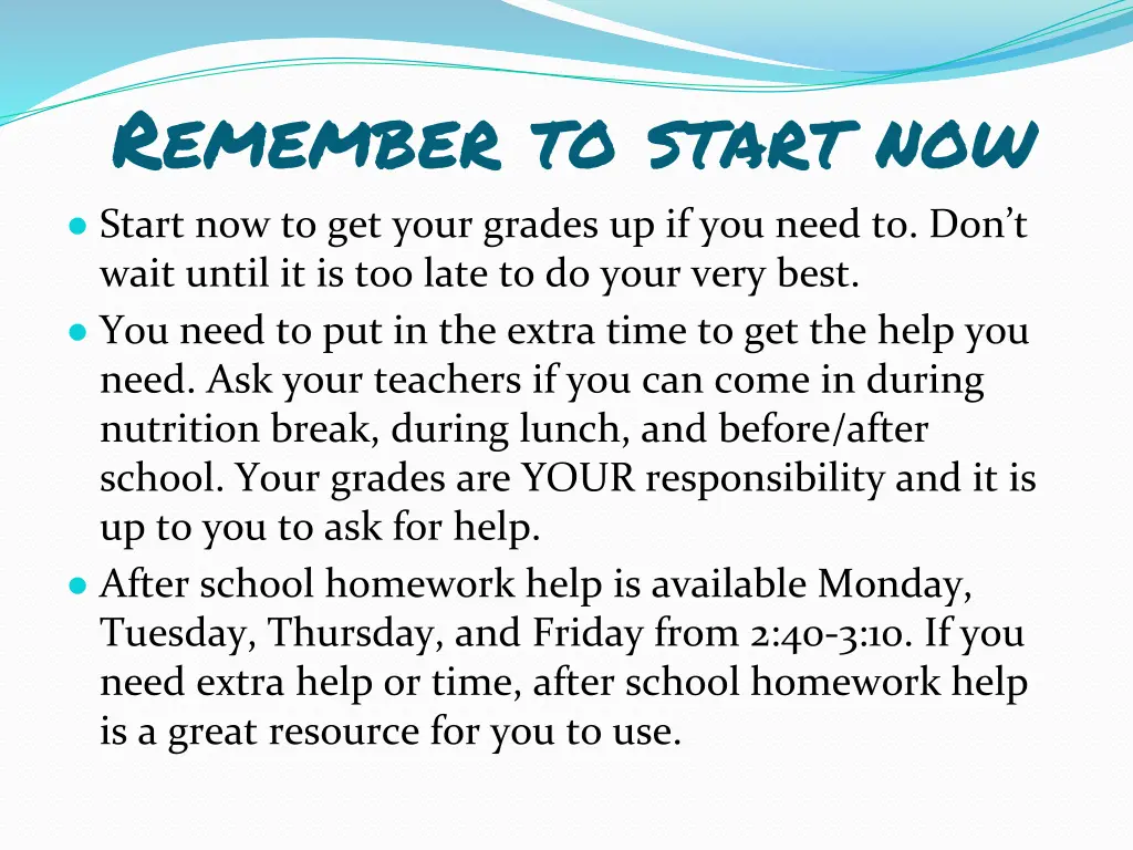 remember to start now start now to get your