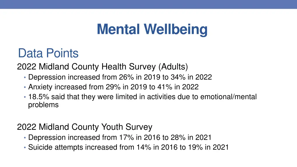 mental wellbeing