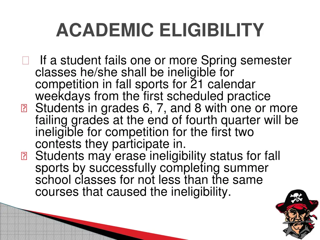 academic eligibility 1