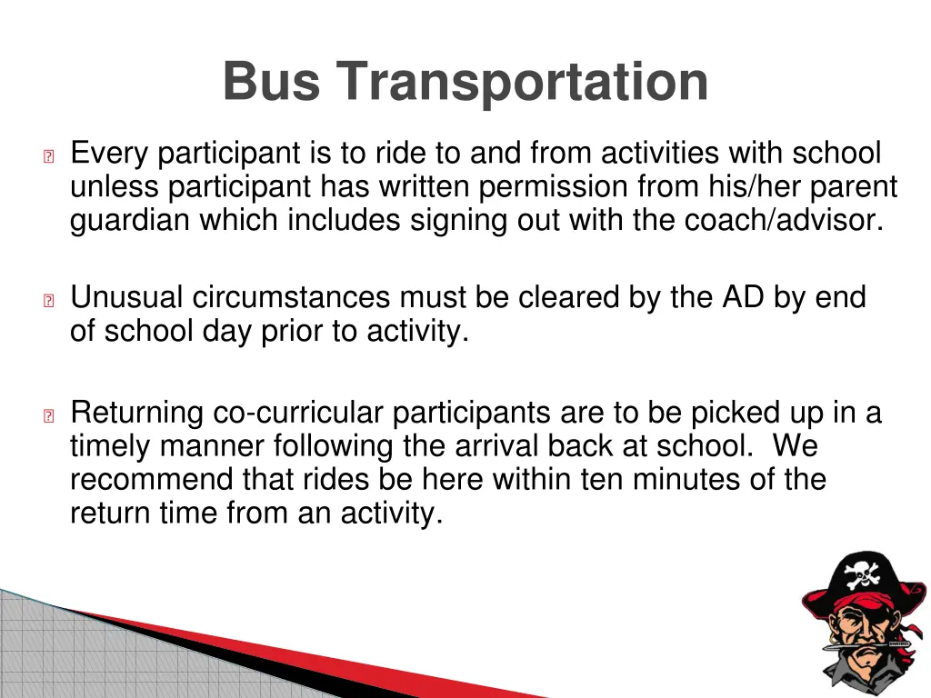 bus transportation