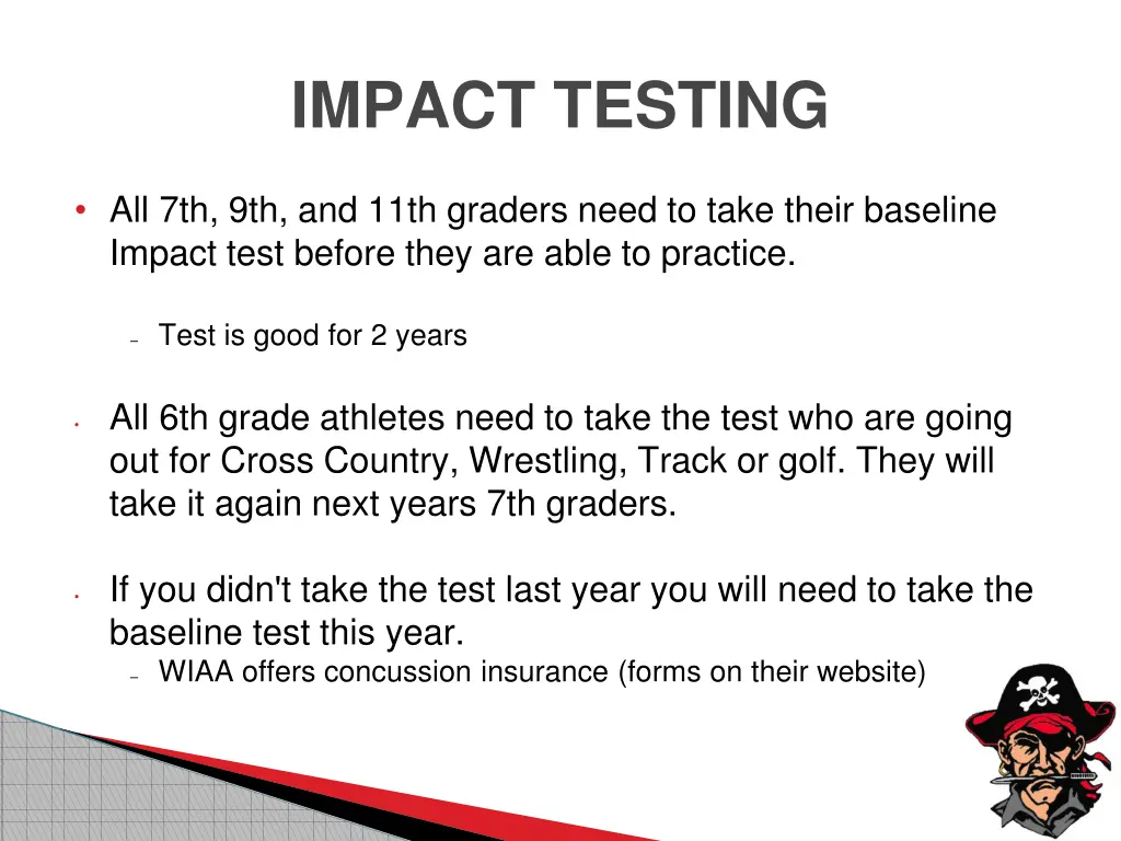impact testing