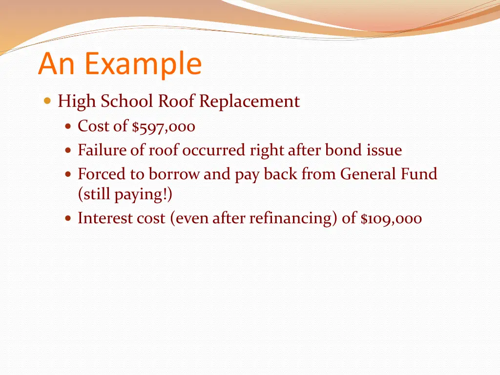 an example