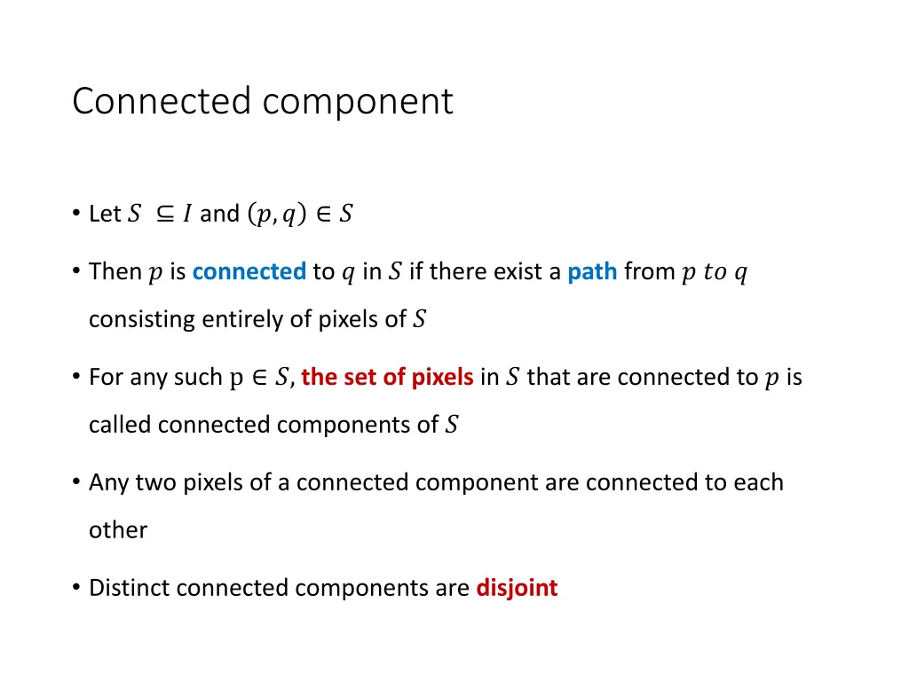 connected component