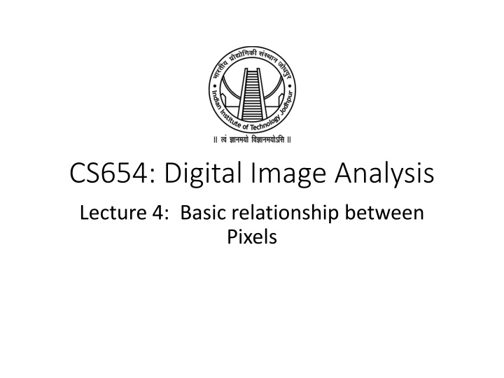 cs654 digital image analysis