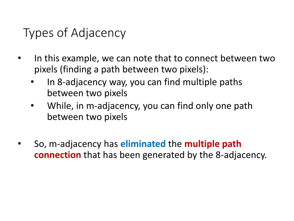 types of adjacency 1