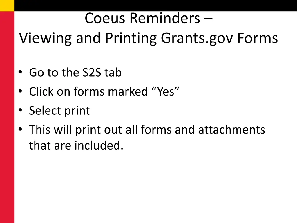coeus reminders