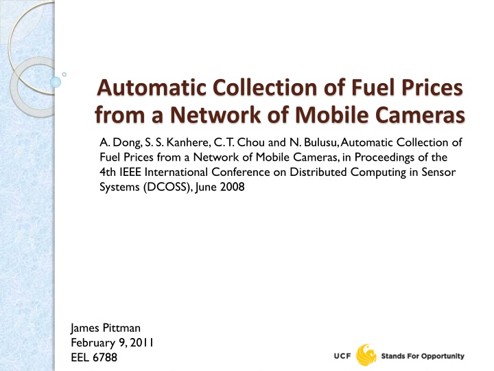 automatic collection of fuel prices from