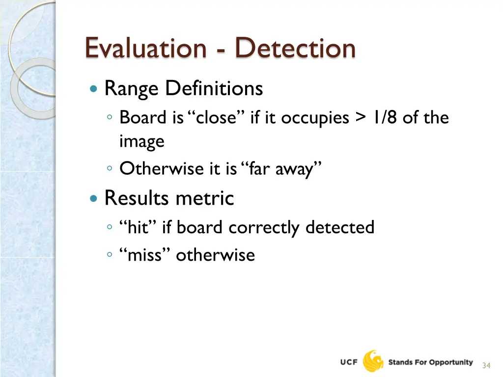 evaluation detection