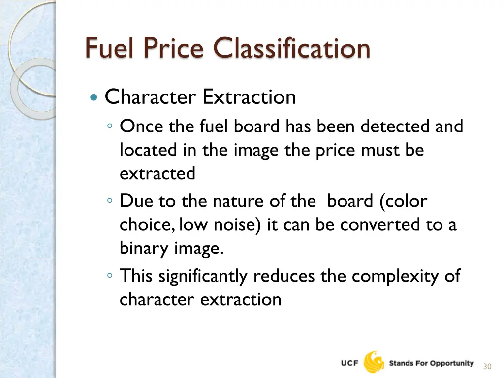 fuel price classification