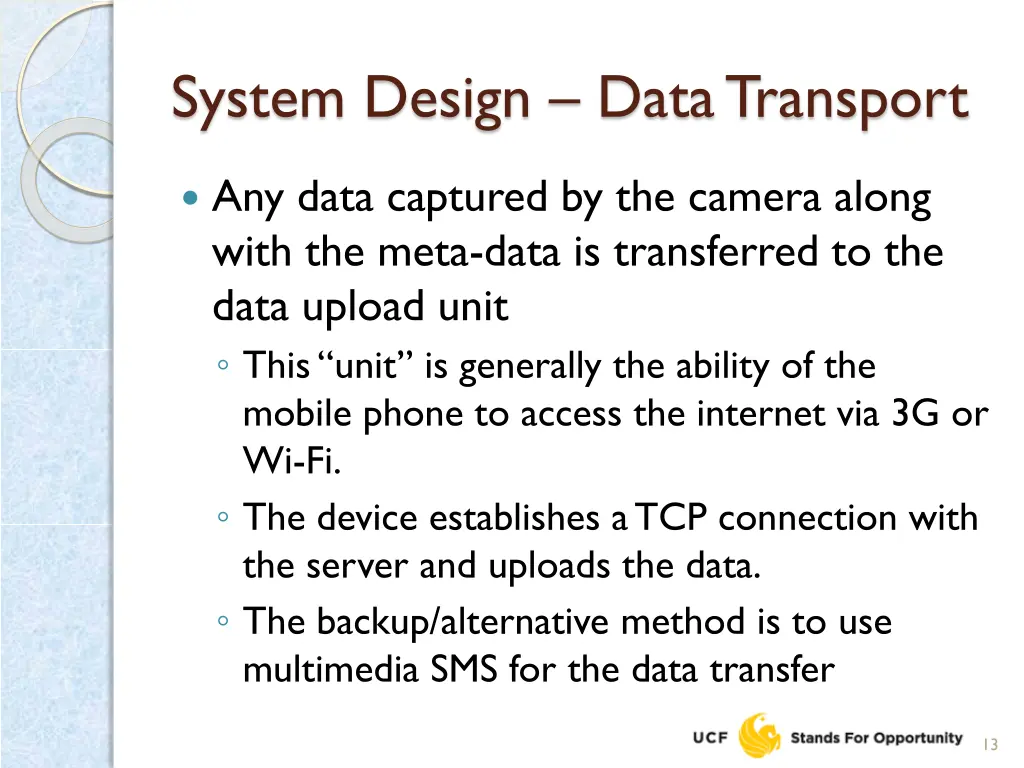 system design data transport