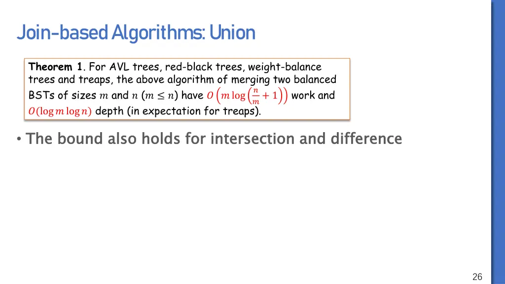 join based algorithms union 5