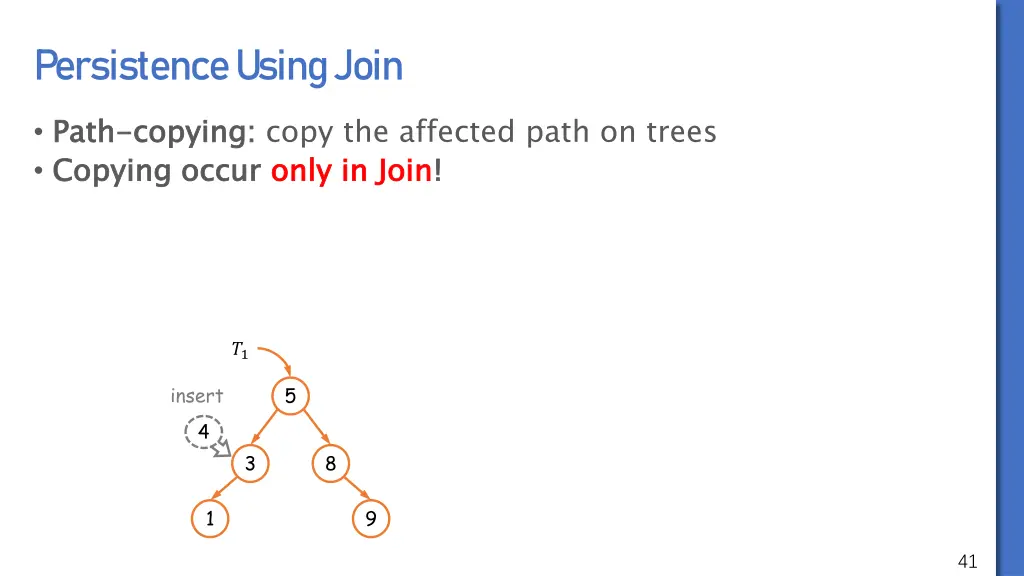 persistence using join 1