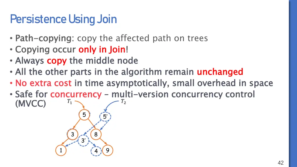 persistence using join 2