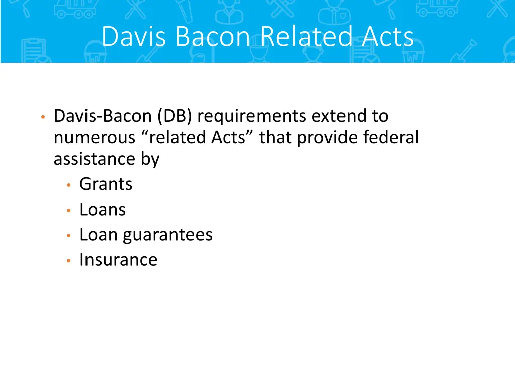 davis bacon related acts