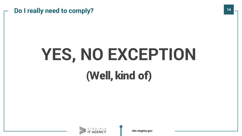 do i really need to comply