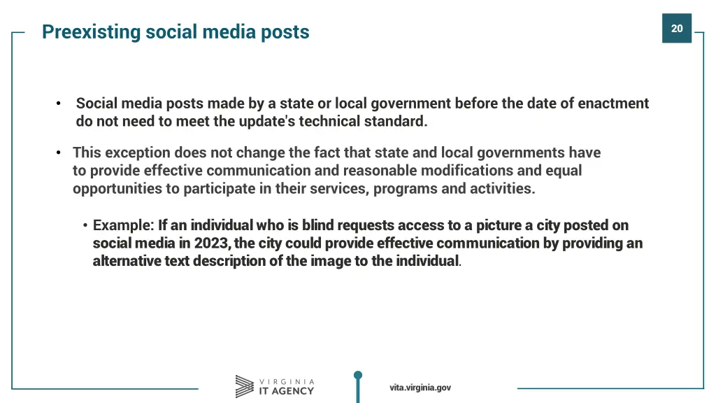 preexisting social media posts