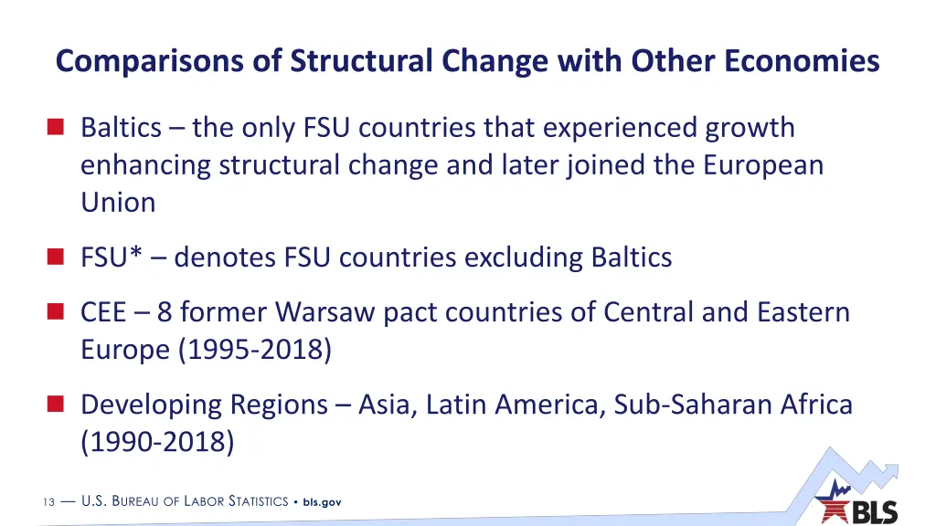 comparisons of structural change with other