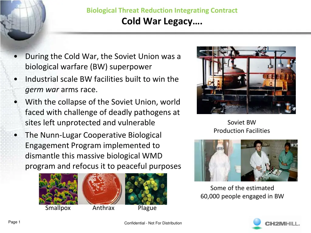biological threat reduction integrating contract