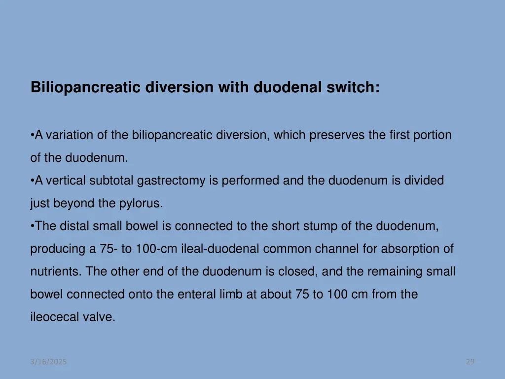 biliopancreatic diversion with duodenal switch