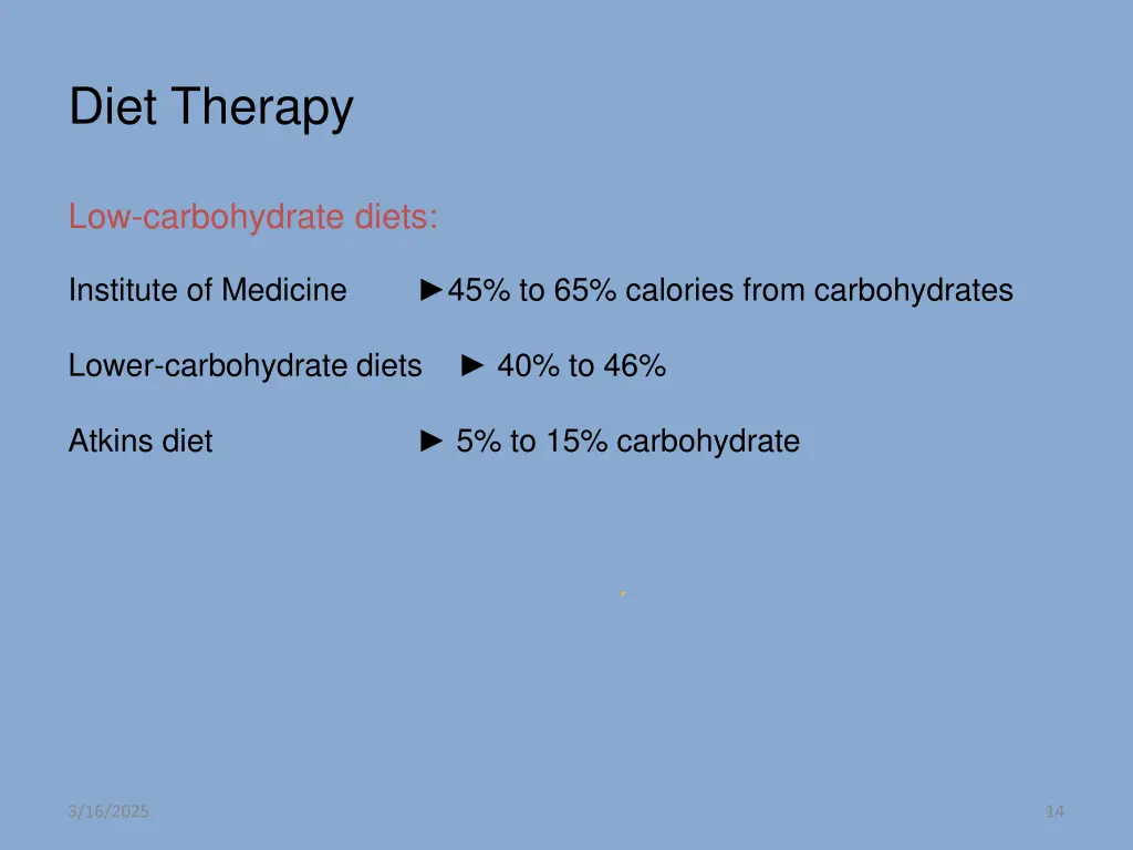 diet therapy 1