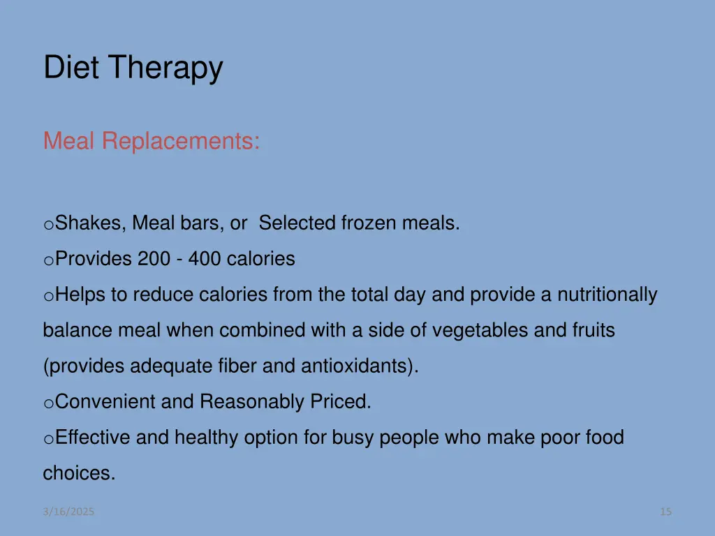 diet therapy 2