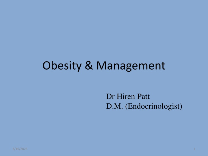 obesity management