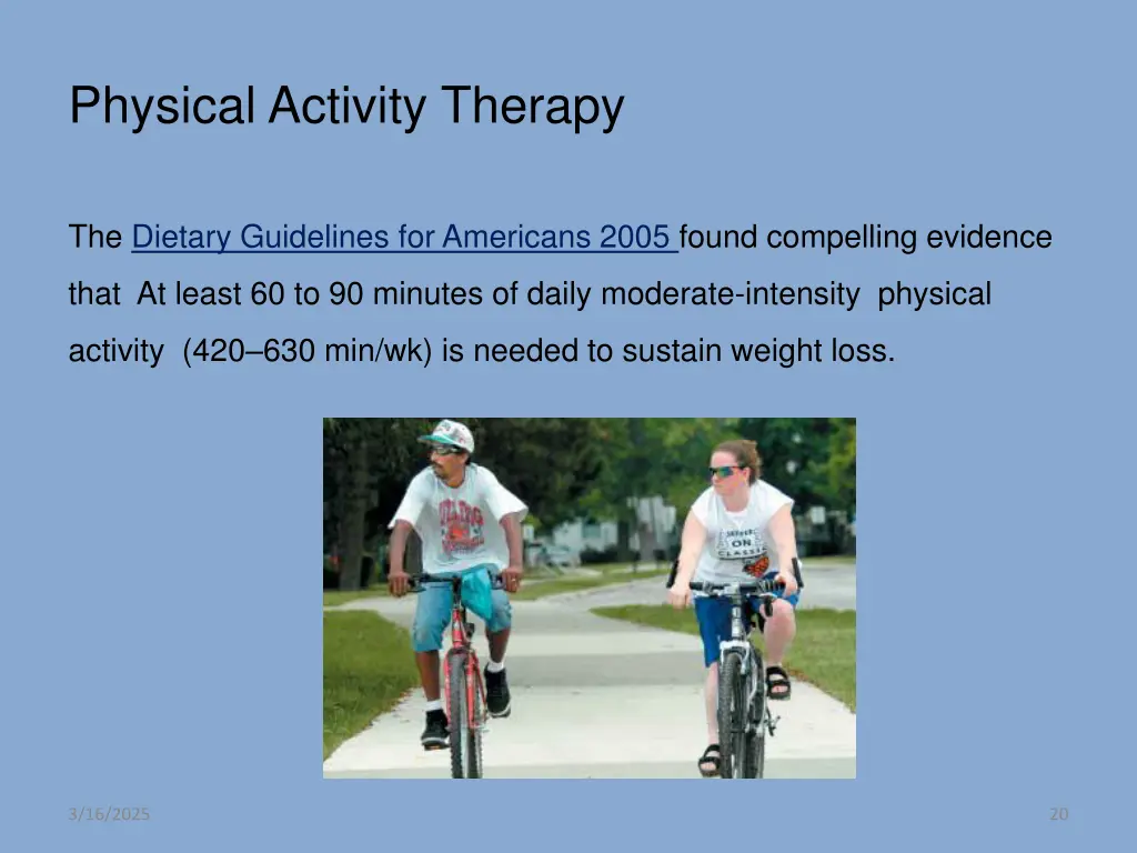 physical activity therapy 1