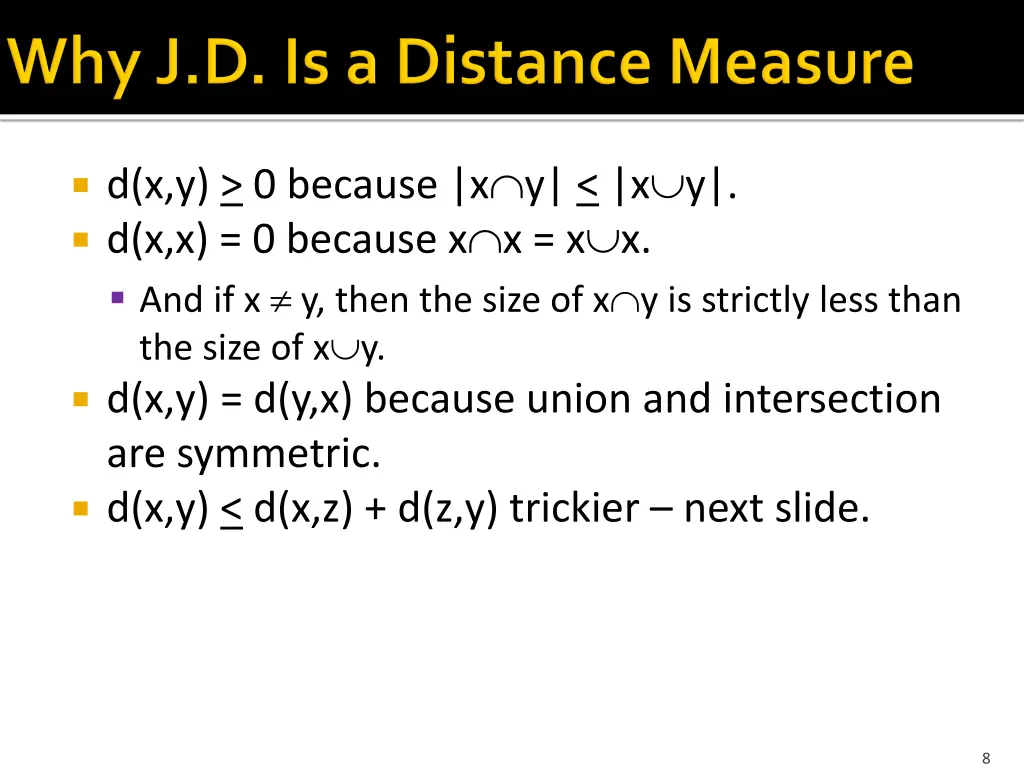 d x y 0 because x y x y d x x 0 because