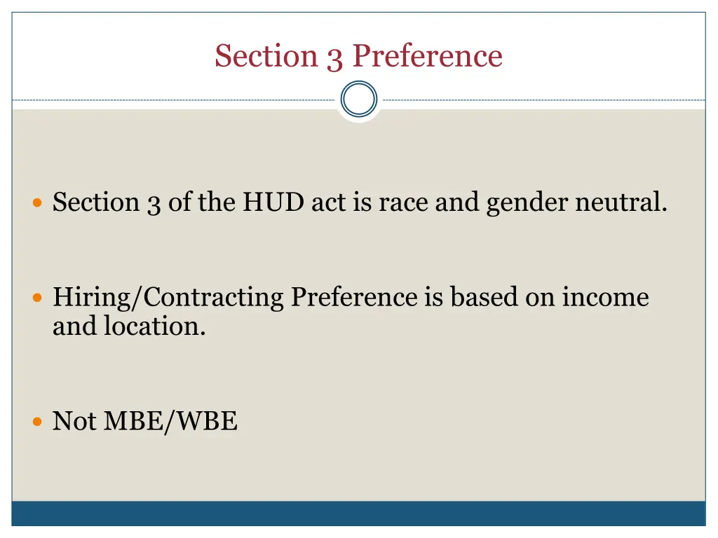 section 3 preference