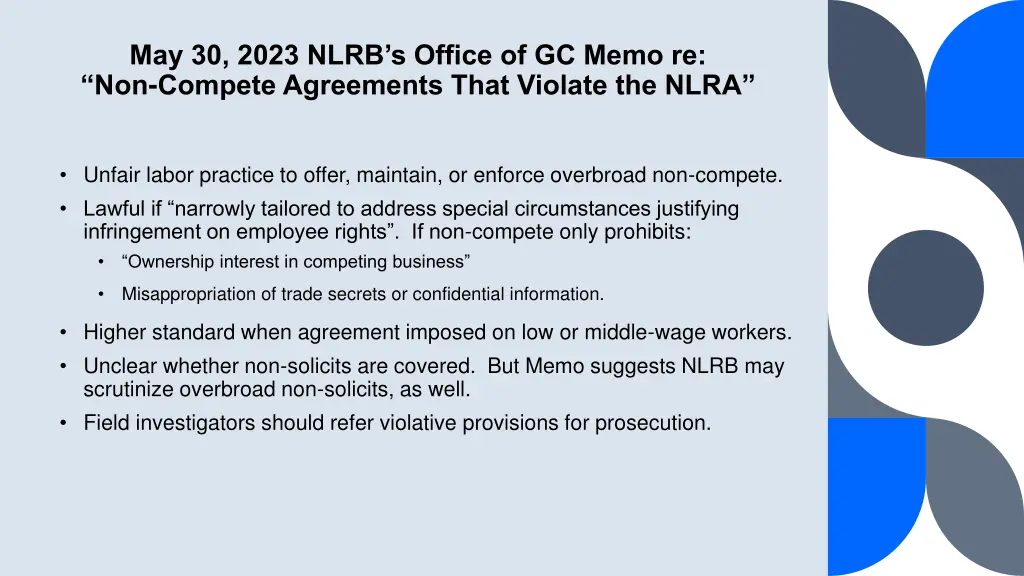 may 30 2023 nlrb s office of gc memo