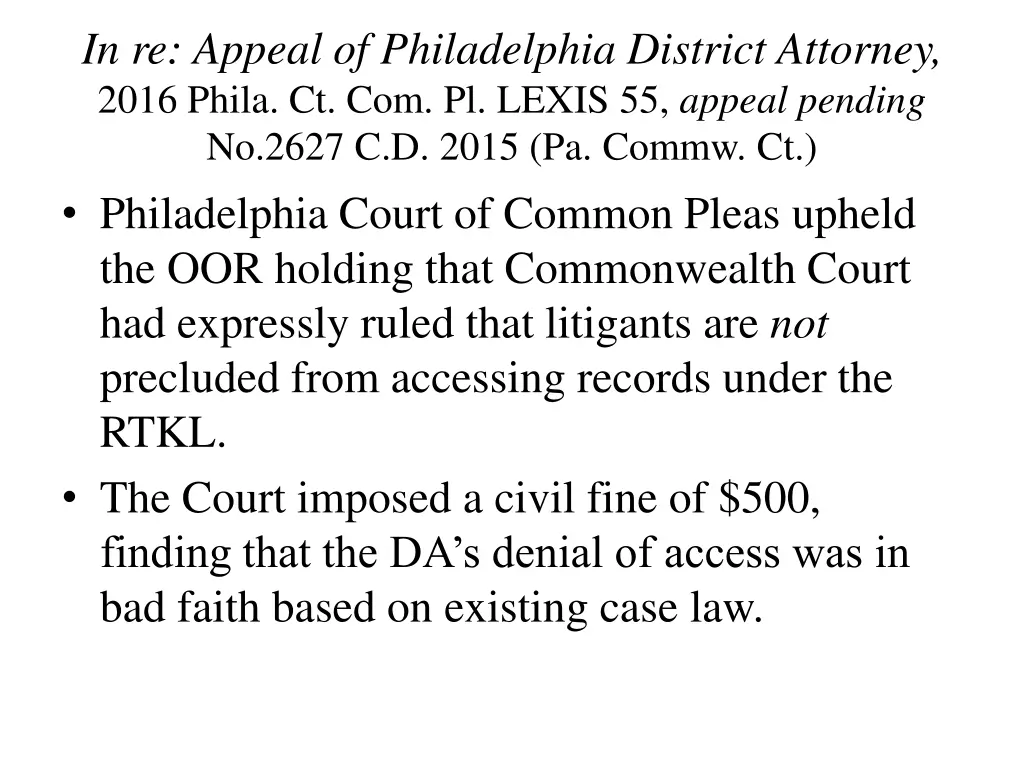 in re appeal of philadelphia district attorney 1
