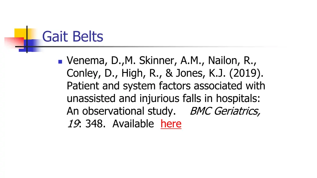 gait belts