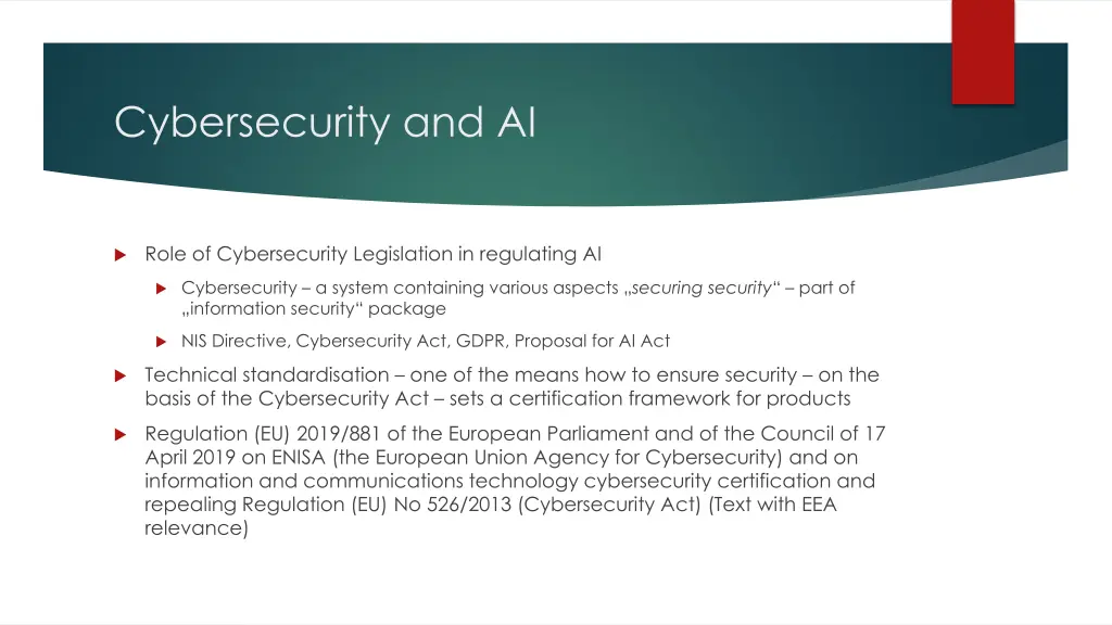 cybersecurity and ai