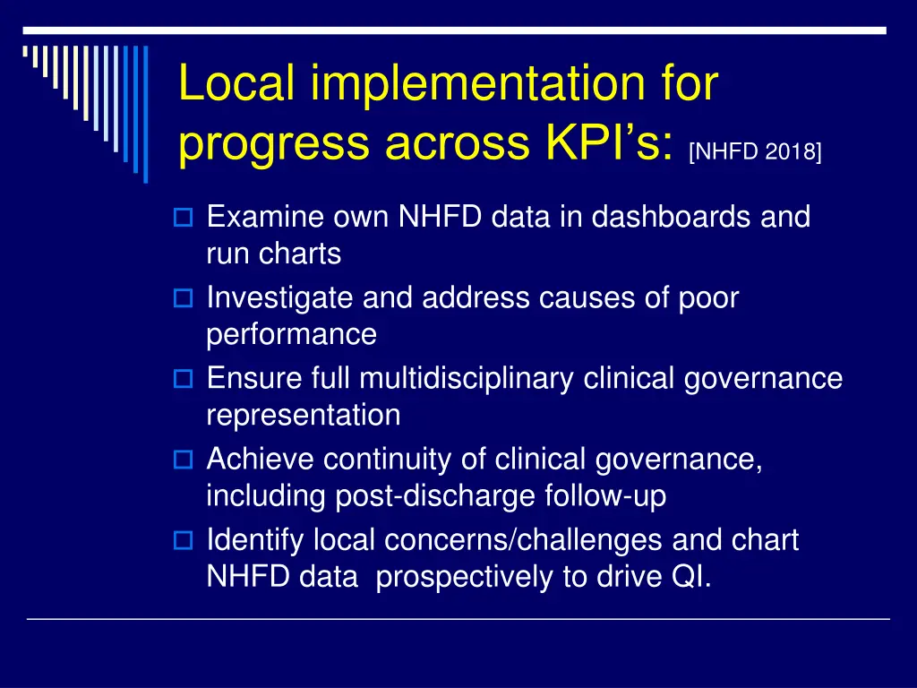 local implementation for progress across