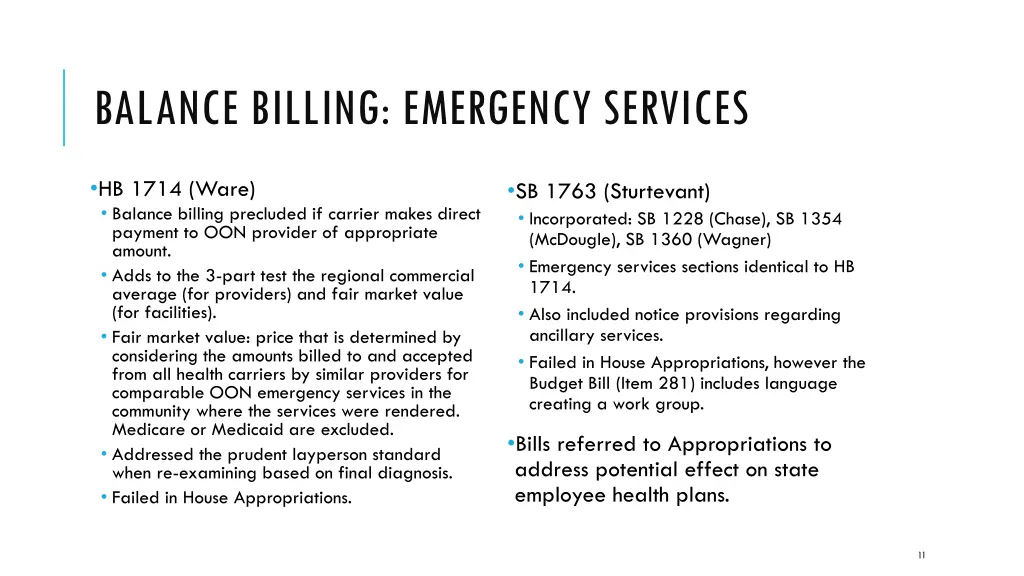balance billing emergency services 2
