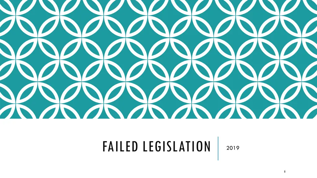 failed legislation